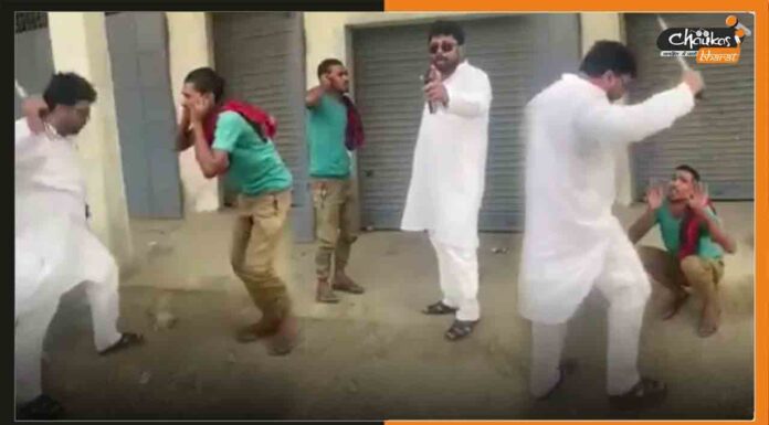 सिवान में राजद नेता का दिखा दबंगई, ट्रक चालक की बीच रोड़ पर की पिटाई