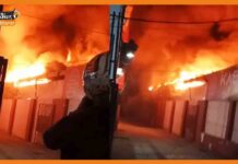 कंकड़बाग स्थित कबाब महल रेस्टोरेंट में लगी भीषण आग, दो सिलिंडर भी फटे fire