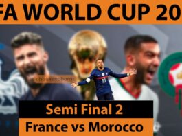 FIFA World Cup 2022 Semi Final 2 – France vs Morocco