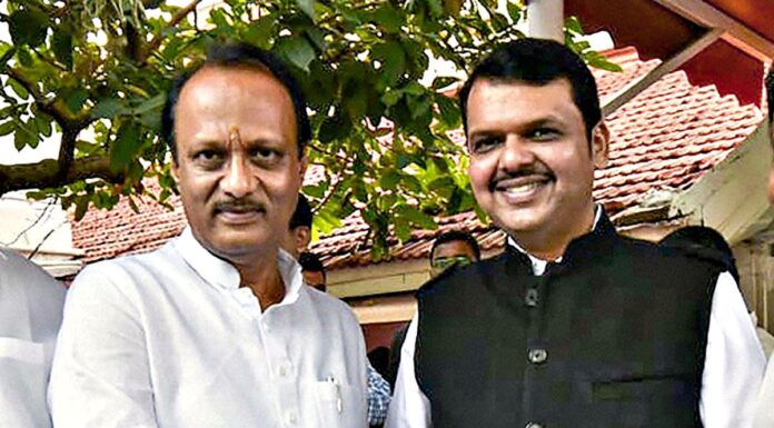 फड़णवीस और अजित पवार के साथ सामूहिक आलिंगन में एकनाथ शिंदे की बेचैनी स्पष्ट